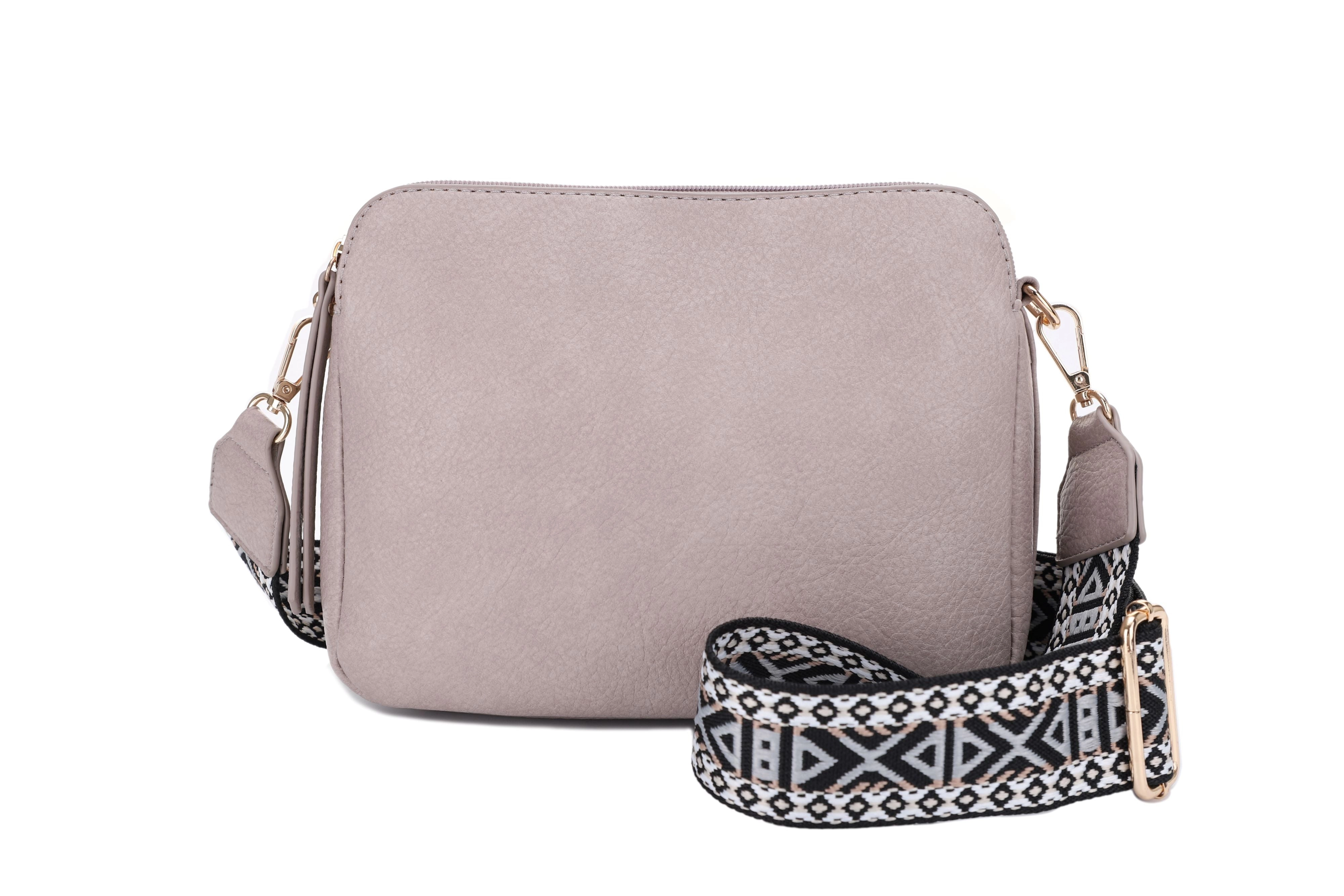 Rebecca Triple Compartment Lock and Key Concealed Carry Crossbody