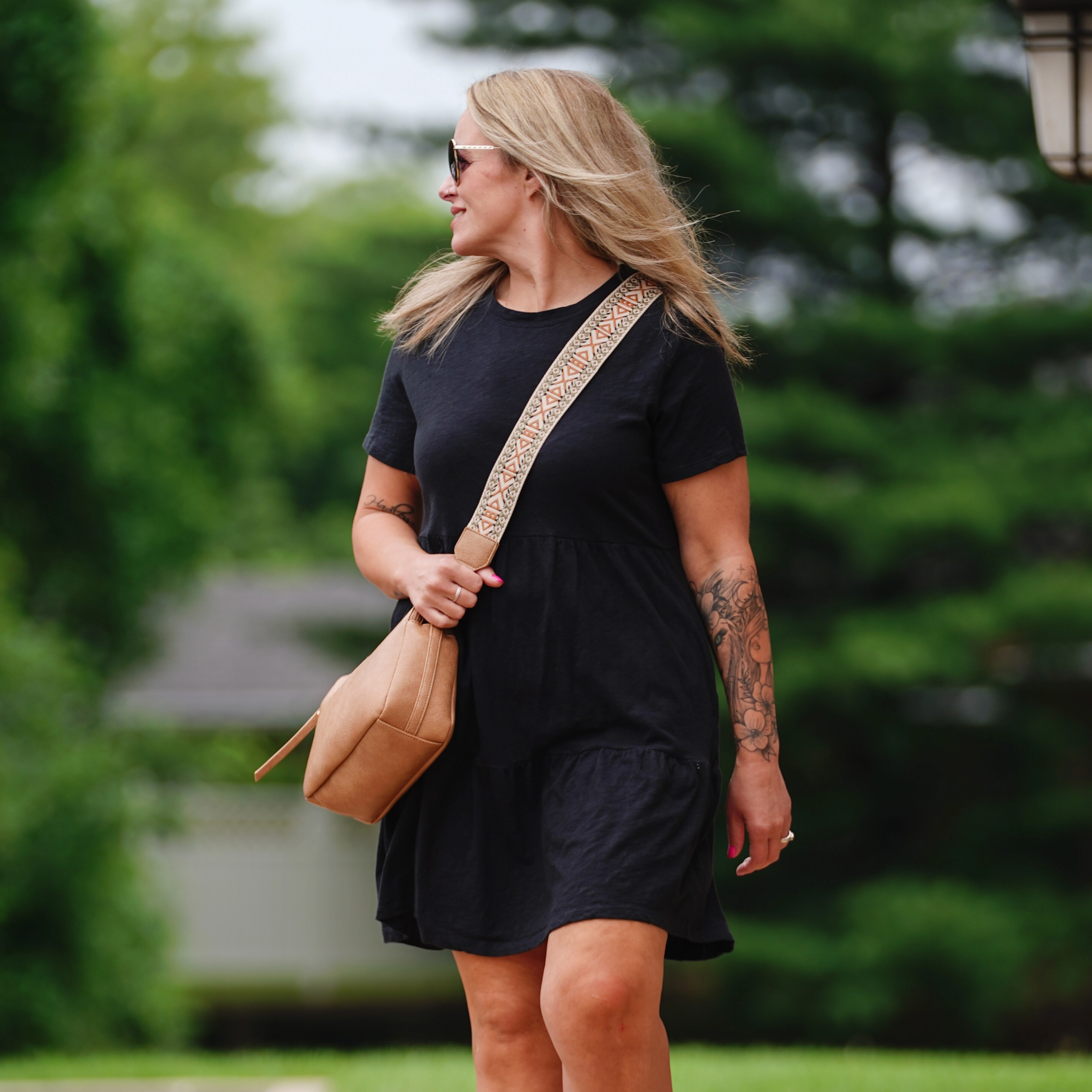 Rebecca Triple Compartment Lock and Key Concealed Carry Crossbody
