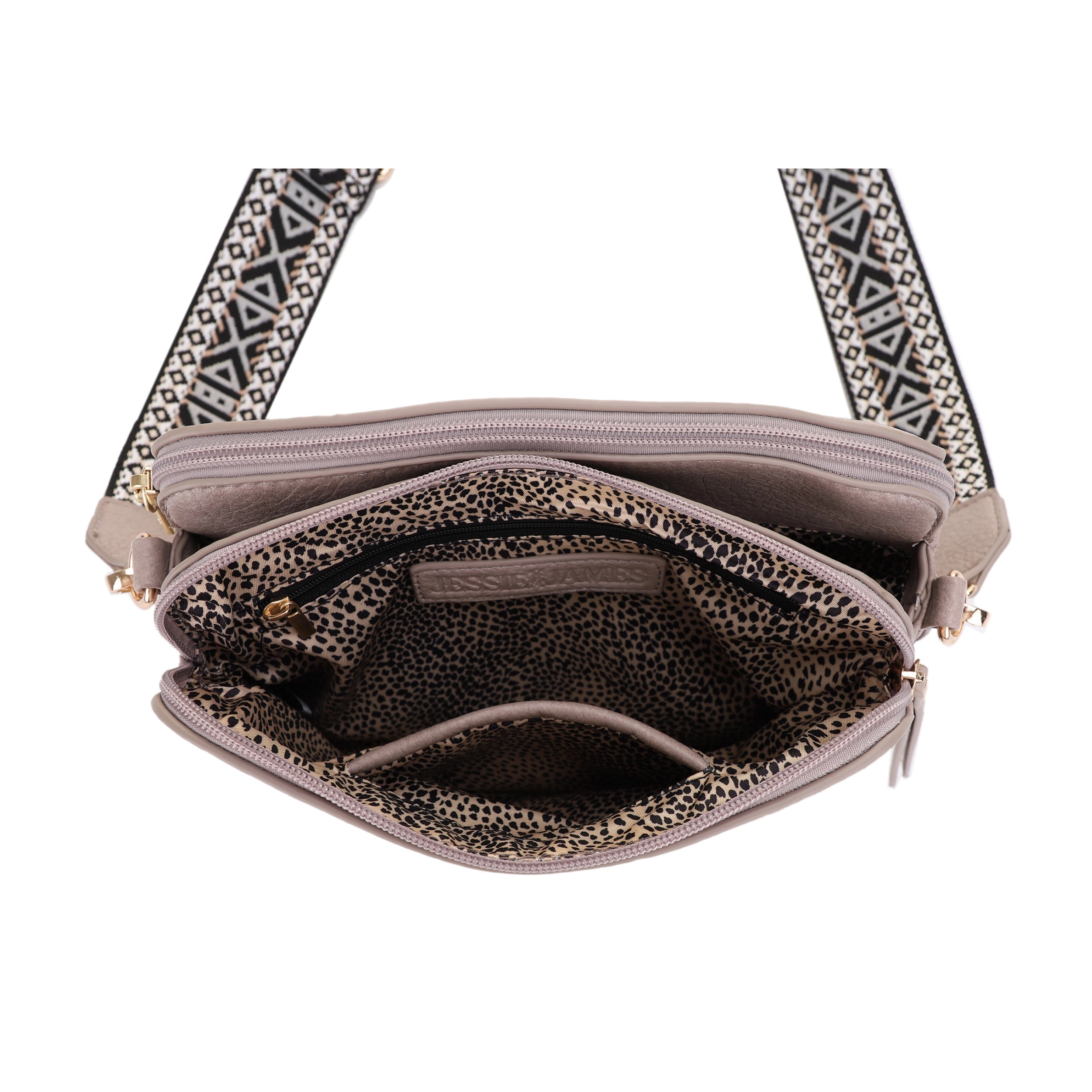 Rebecca Triple Compartment Lock and Key Concealed Carry Crossbody