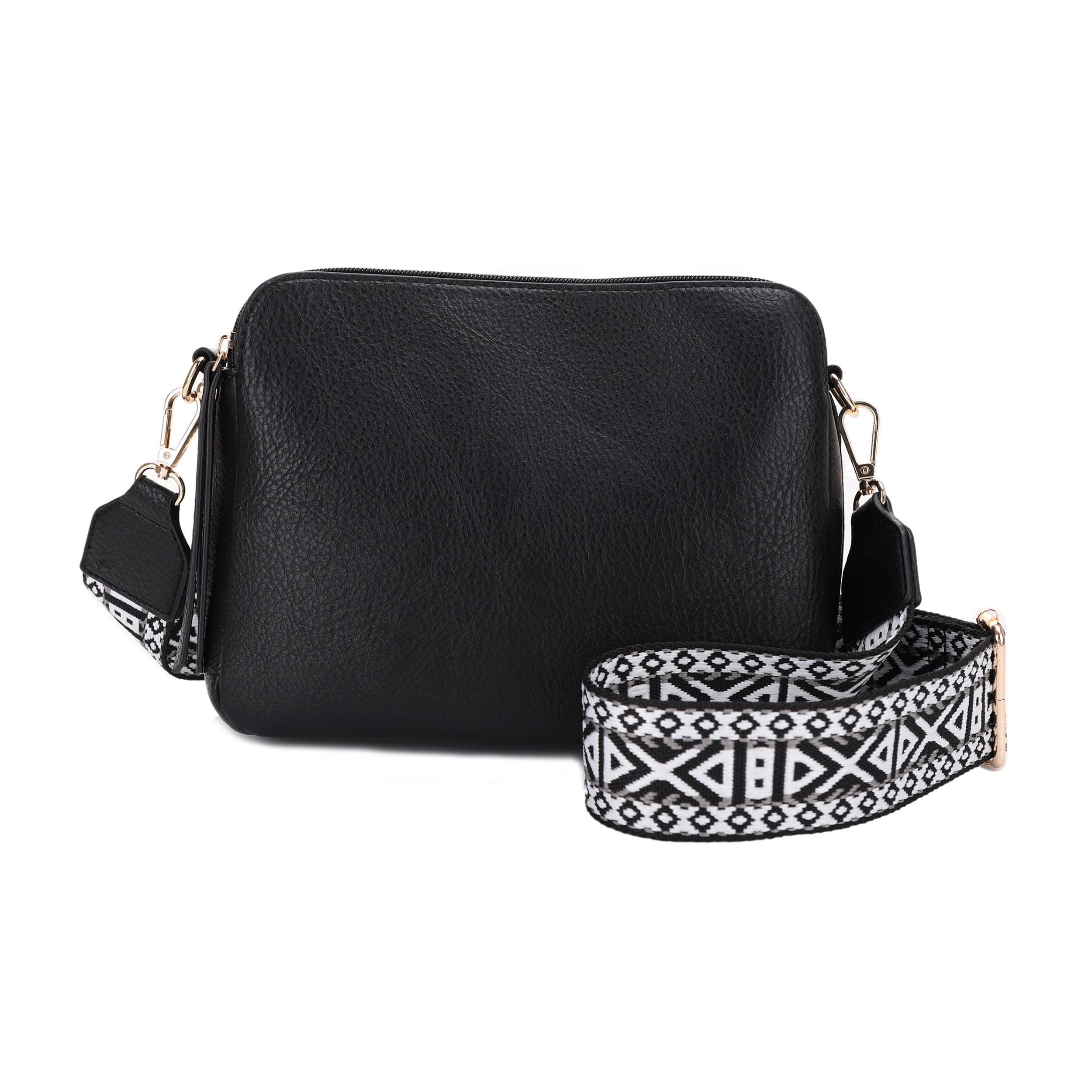 Rebecca Triple Compartment Lock and Key Concealed Carry Crossbody