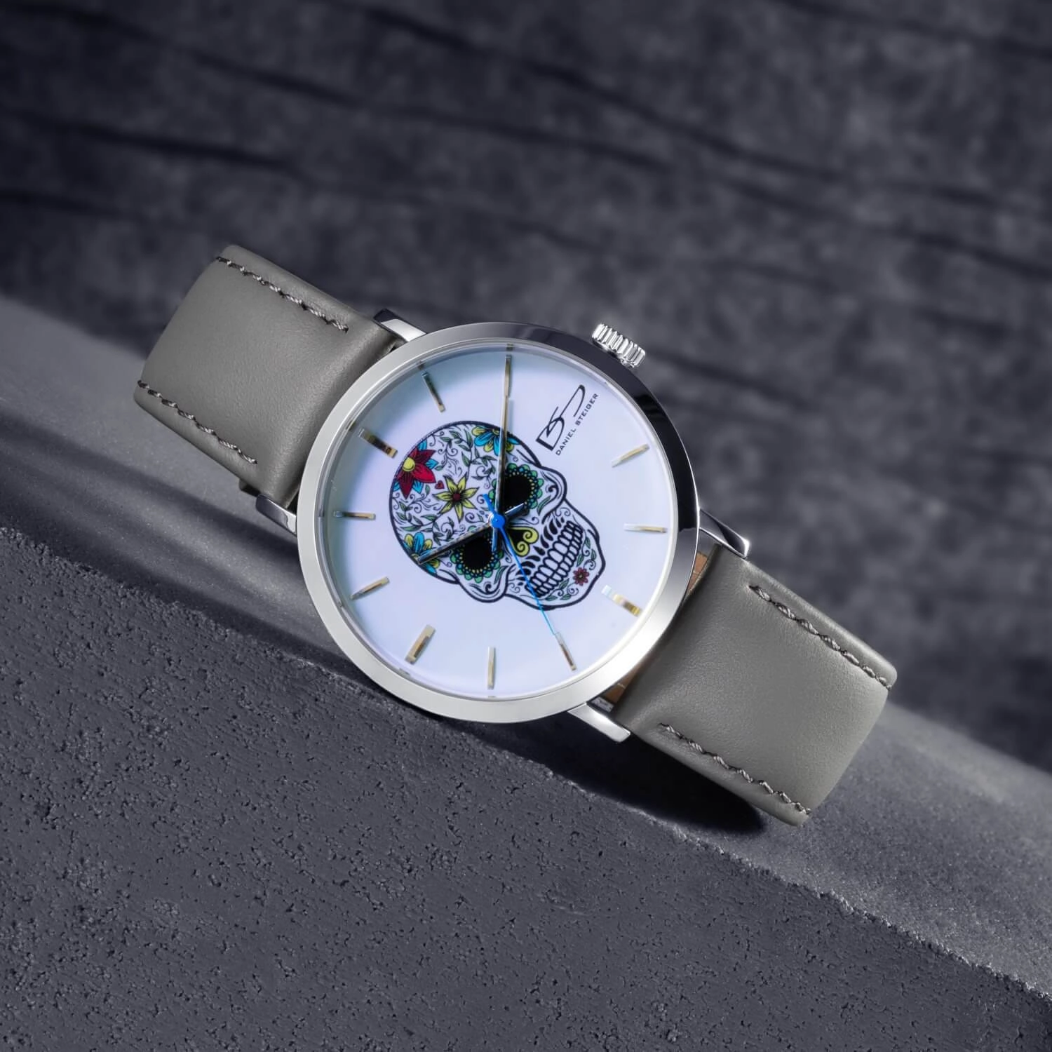 Rebel Skull Men's Steel Watch
