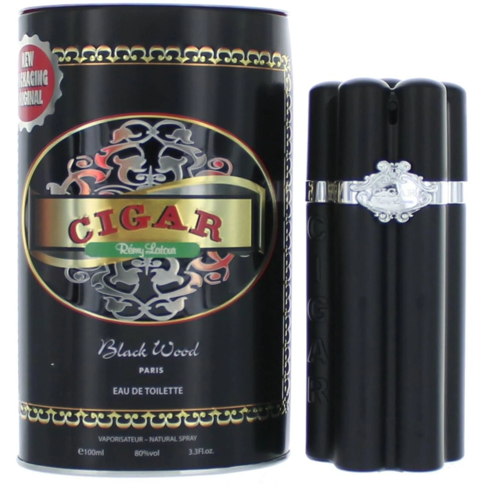 Remy Latour Men's Eau De Toilette Spray - Cigar Black Wood, 3.3 oz