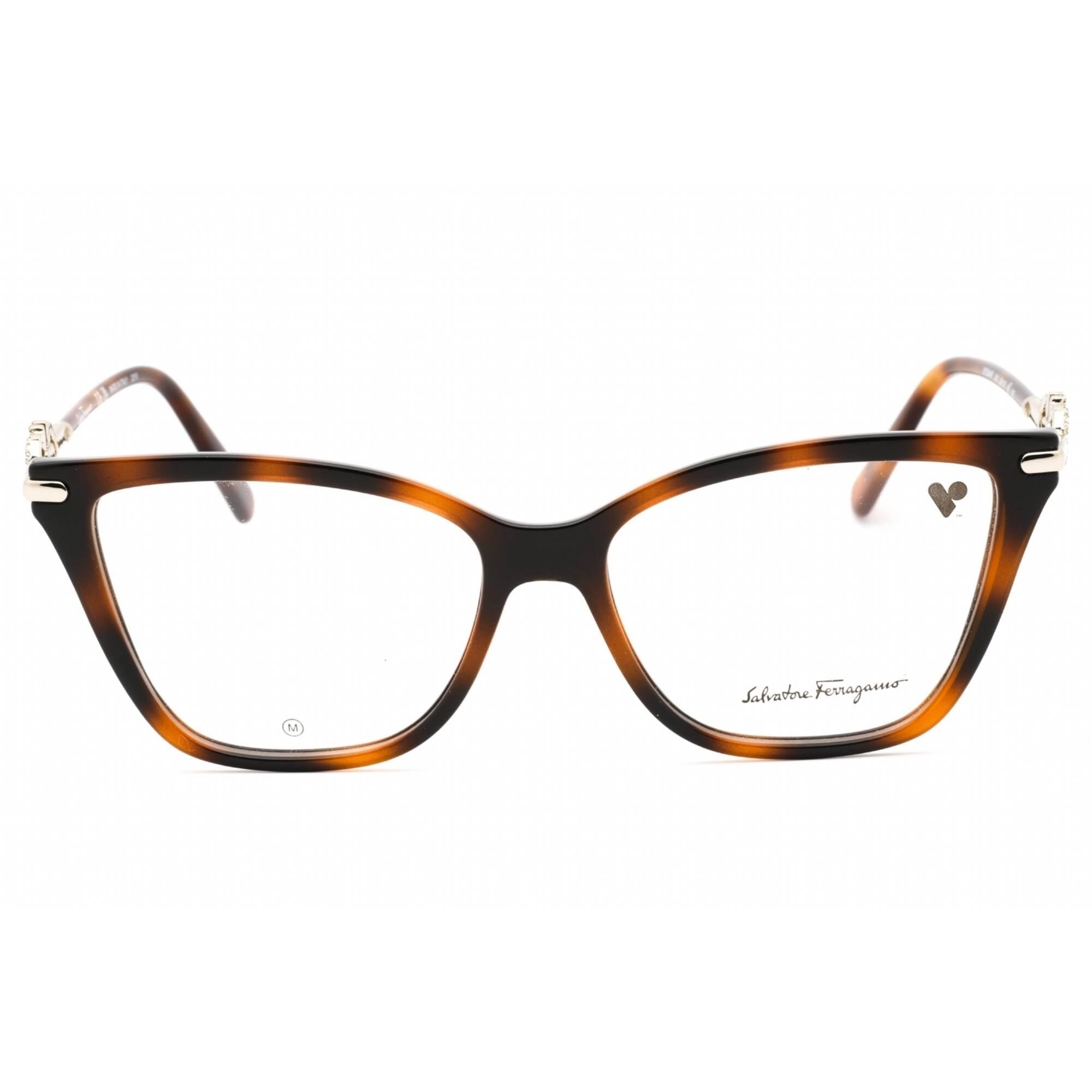 Salvatore Ferragamo Women's Eyeglasses - Tortoise Plastic Cat Eye Frame | SF2949R 240