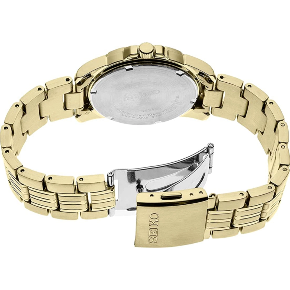 Seiko Essentials Collection Gold-Tone Quartz Watch