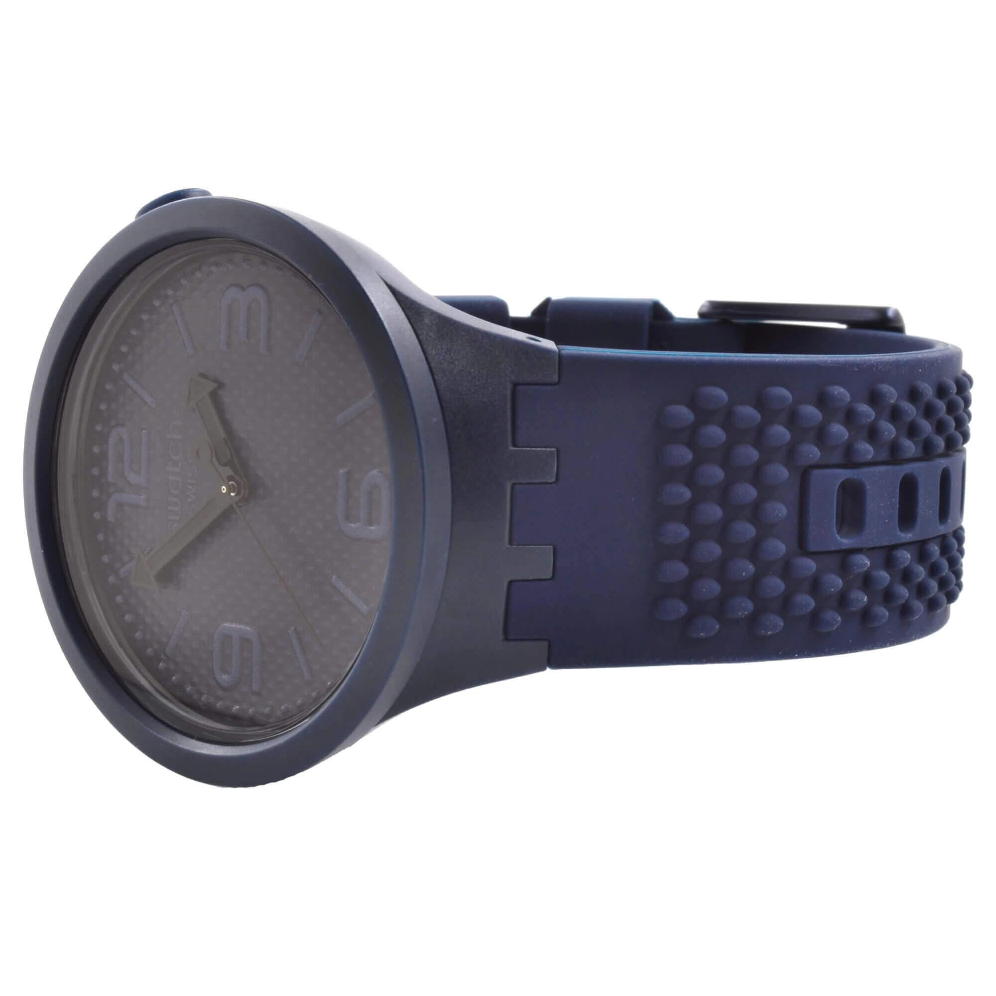 Swatch Men's Watch - Big Bold Bbnavy Swiss Quartz Blue Dial Rubber Strap | SO27N100