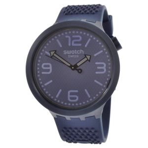 Swatch Men's Watch - Big Bold Bbnavy Swiss Quartz Blue Dial Rubber Strap | SO27N100