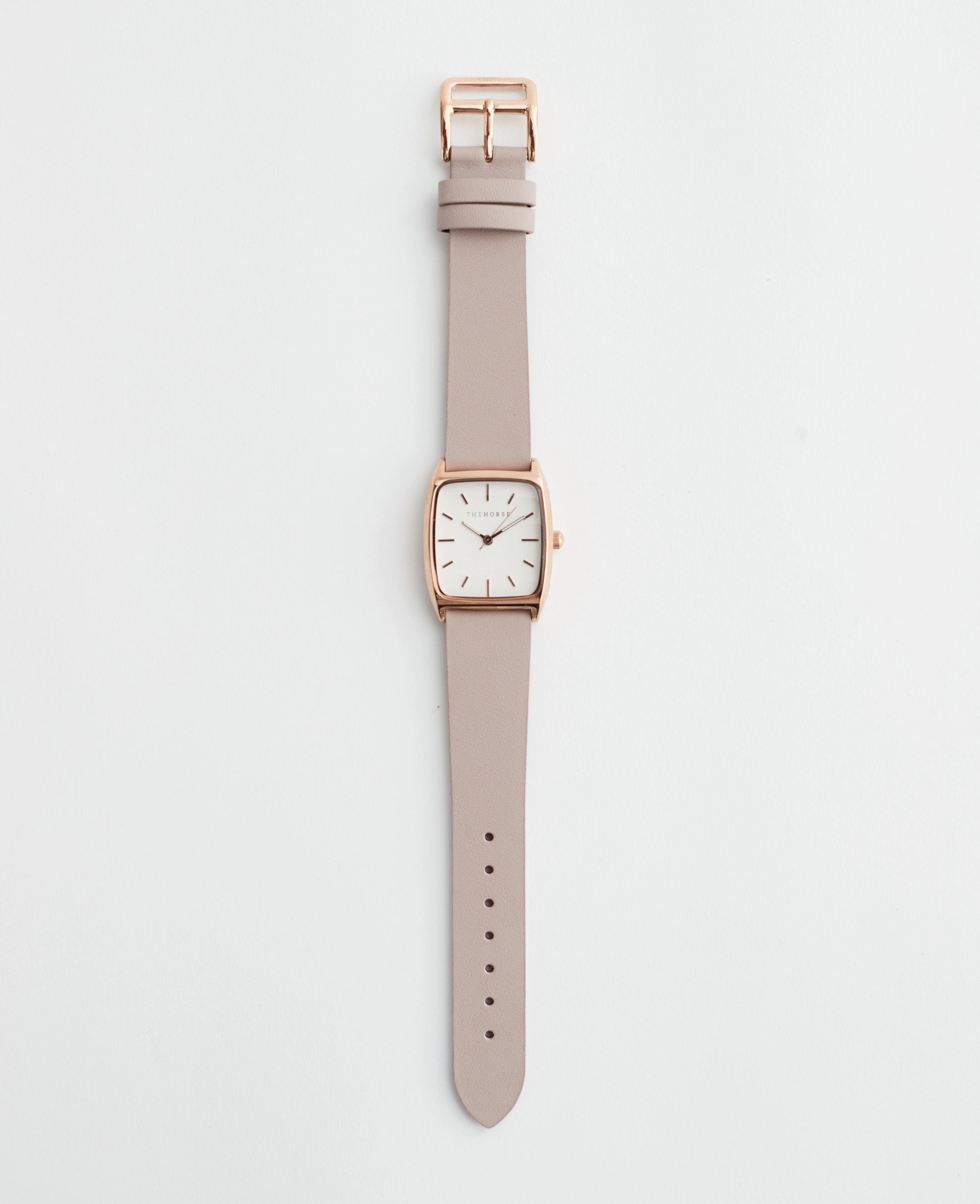 The Dress Watch: Rose Gold / White Dial / Blush Leather