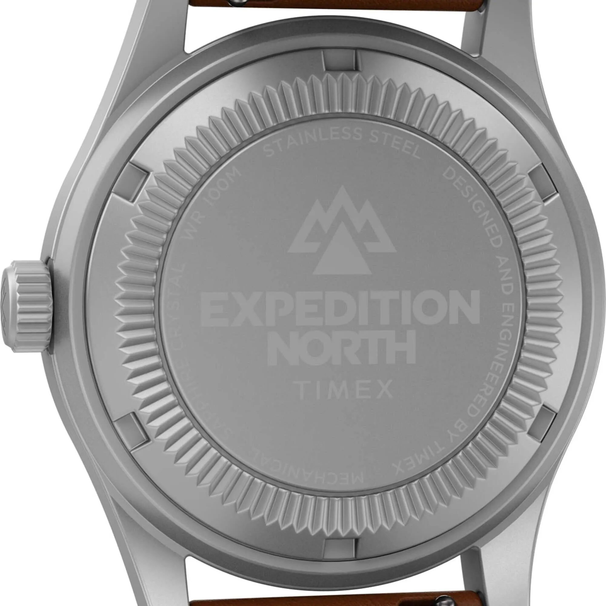 Timex Men's Watch - North Field Post Mechanical Blue Dial Brown Strap | TW2V00700JR