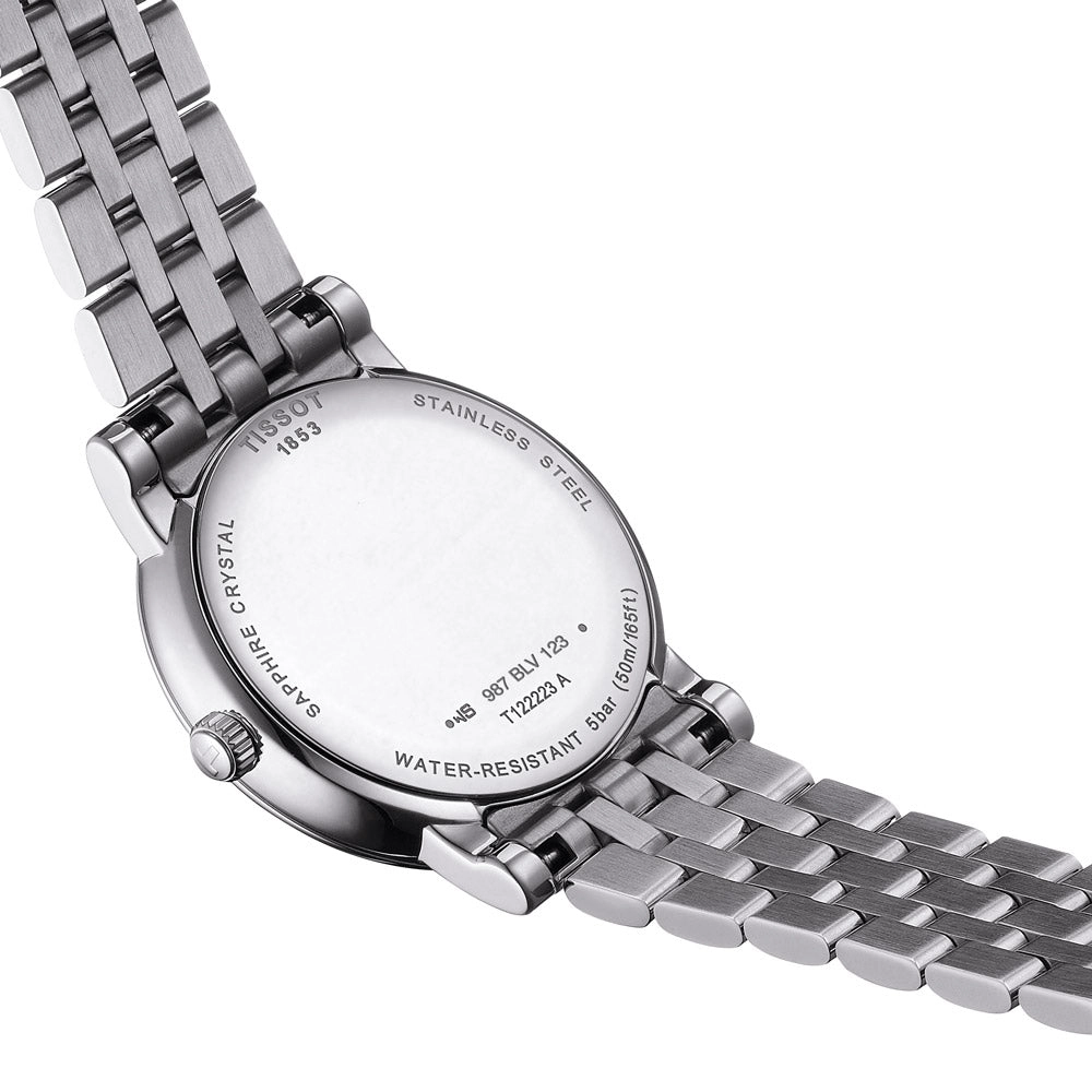 Tissot Carson Premium Lady 32mm Silver Dial Moon Phase Quartz Watch T1222231103300