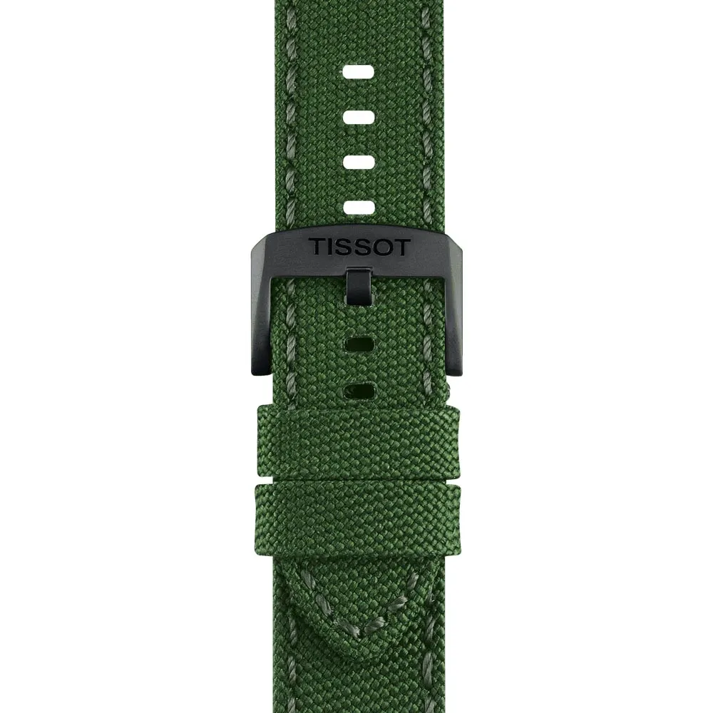 Tissot Chrono XL 45mm Green Dial Back PVD Steel Gents Quartz Watch T1166173709700