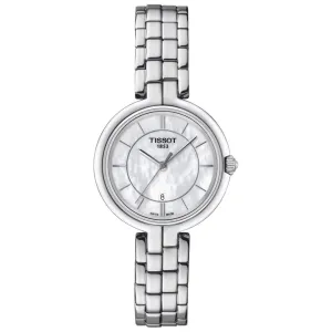 Tissot Flamingo 30mm MOP Dial Ladies Quartz Watch T0942101111100