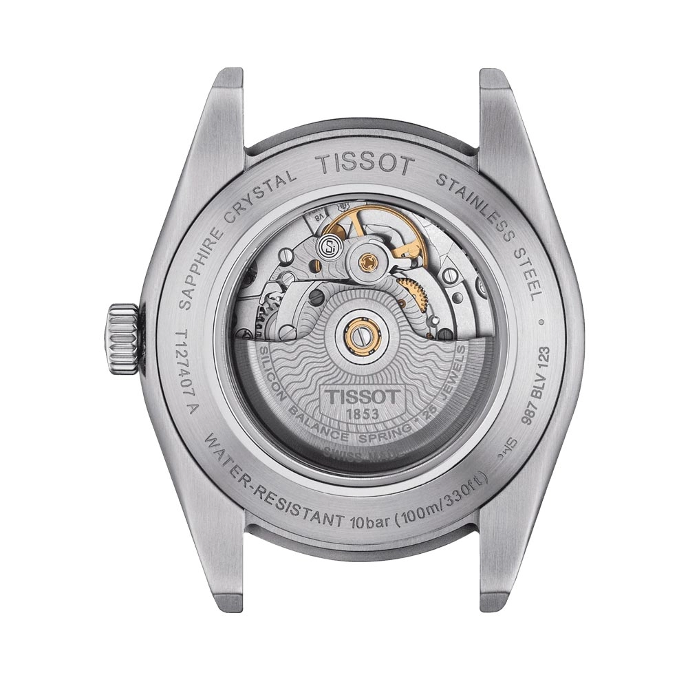 Tissot Gentleman Powermatic 80 Silicium 40mm Blue Dial Automatic Gents Watch T1274071604101
