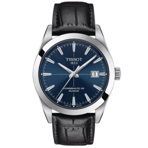 Tissot Gentleman Powermatic 80 Silicium 40mm Blue Dial Automatic Gents Watch T1274071604101
