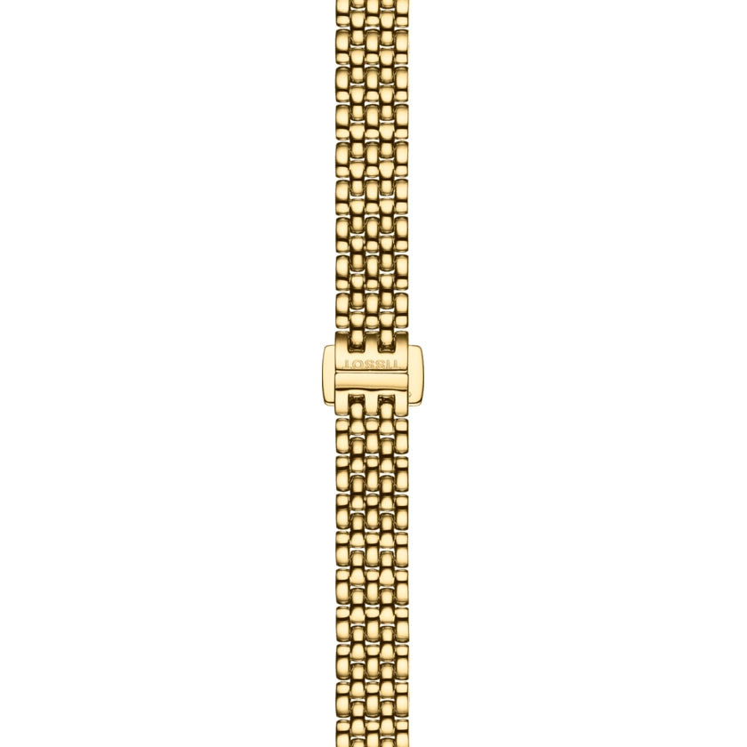 Tissot Lovely 19.5mm Silver Dial Gold PVD Steel Ladies Quartz Watch T0580093303100