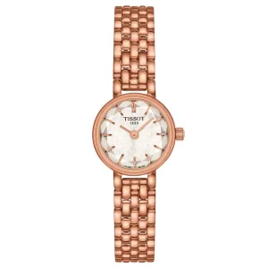 Tissot Lovely Round 19.5mm MOP Dial Rose Gold PVD Steel Ladies Quartz Watch T1400093311100