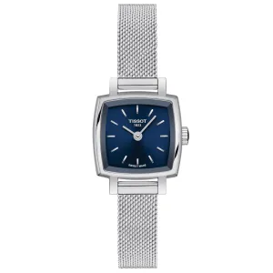 Tissot Lovely Square 20mm Blue Dial Ladies Quartz Watch T0581091104100