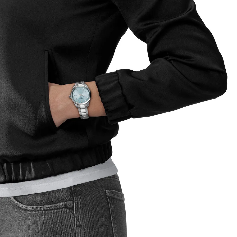 Tissot PR 100 34mm Ice Blue Dial Ladies Quartz Watch T1502101135100
