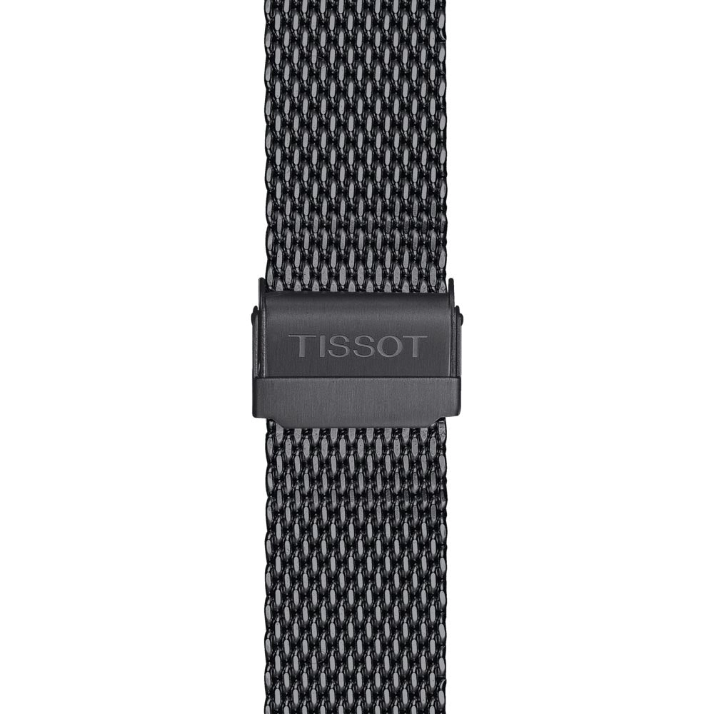 Tissot PR 100 Chronograph 41mm Anthracite Dial Gun & Rose Gold PVD Steel Gents Quartz Watch T1014172306100