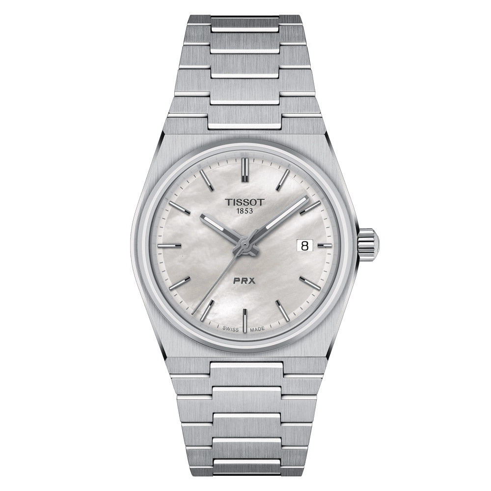 Tissot PRX 35mm MOP Dial Quartz Watch T1372101111100
