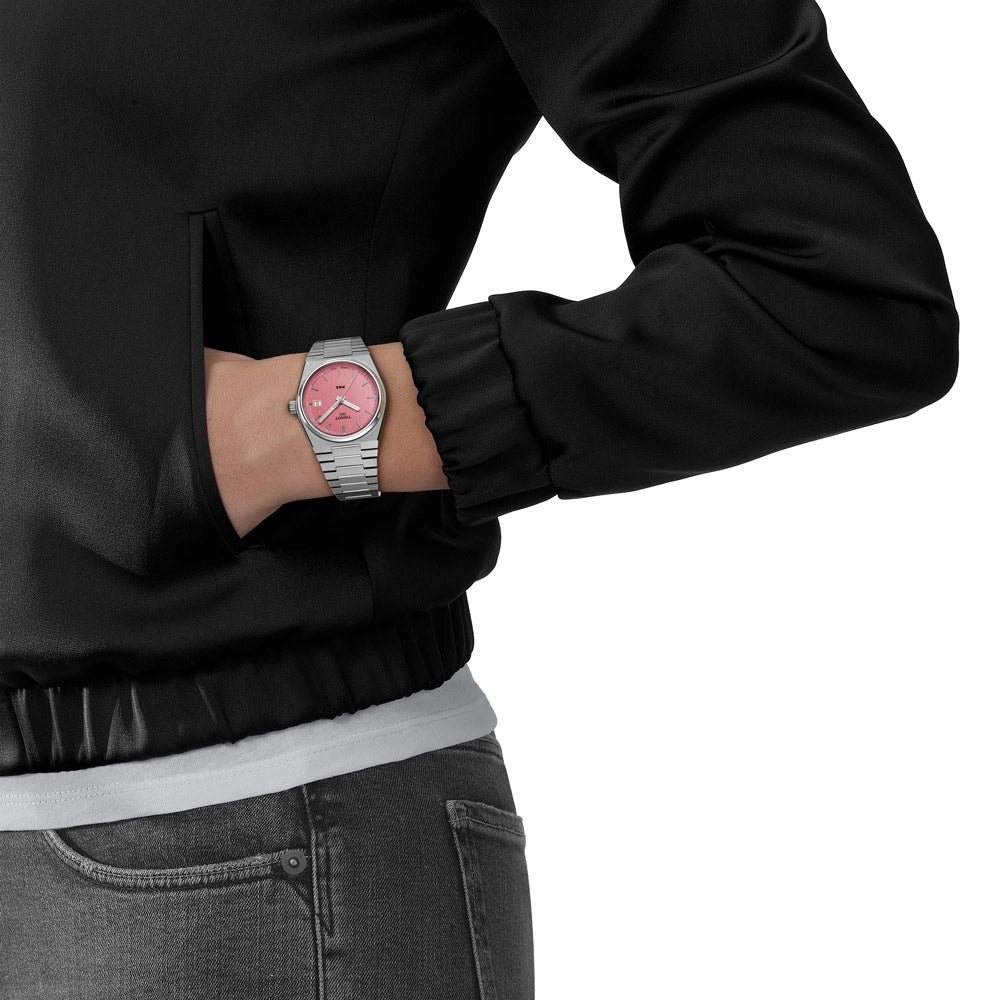 Tissot PRX 35mm Pink Dial Quartz Watch T1372101133100
