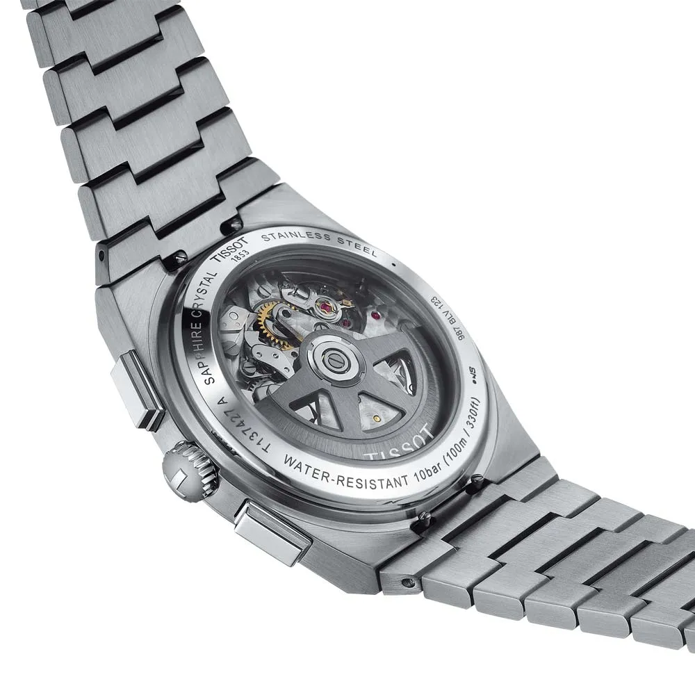 Tissot PRX 42mm White Dial Automatic Chronograph Gents Watch T1374271101100