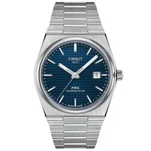 Tissot PRX Powermatic 80 Blue Dial 40mm Automatic Gents Watch T1374071104100
