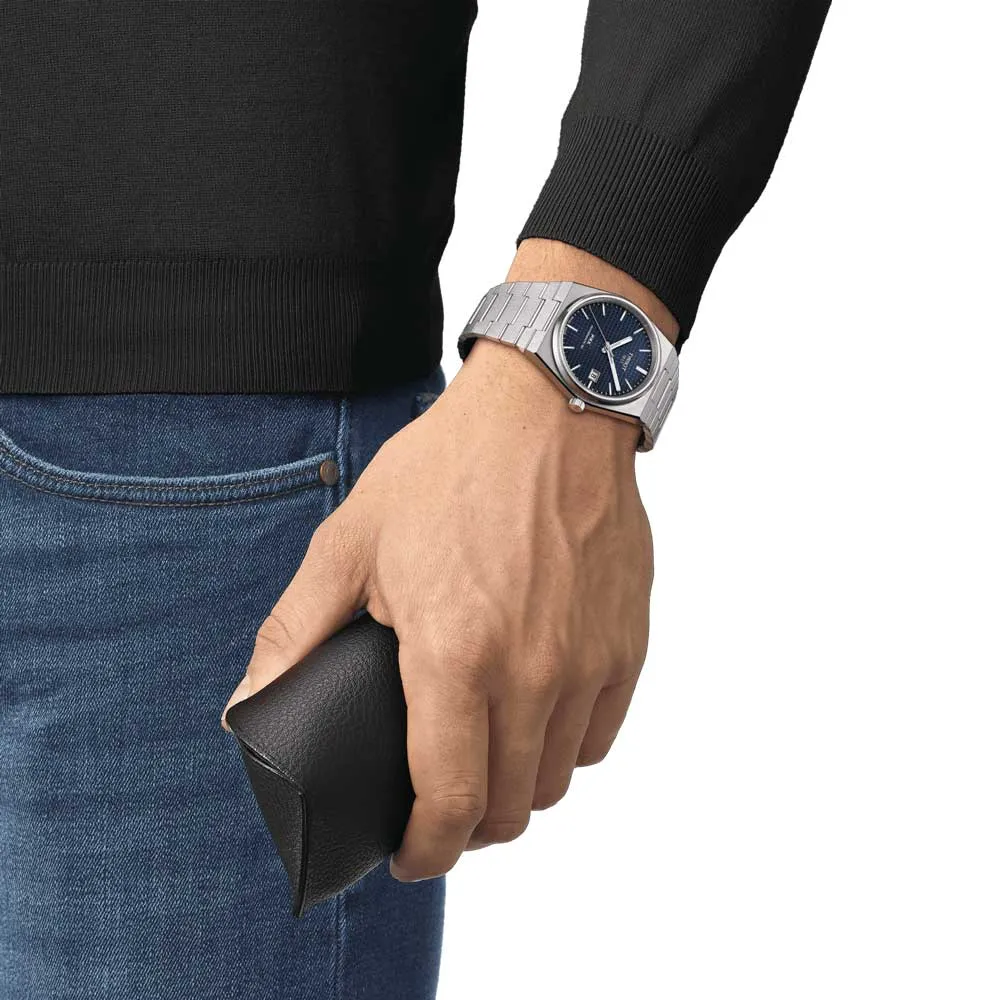 Tissot PRX Powermatic 80 Blue Dial 40mm Automatic Gents Watch T1374071104100