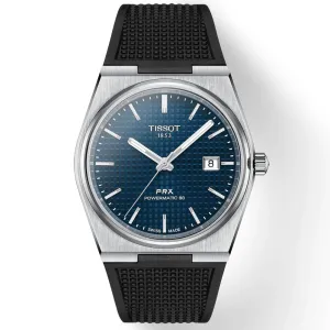 Tissot PRX Powermatic 80 Blue Dial 40mm Automatic Gents Watch T1374071704100