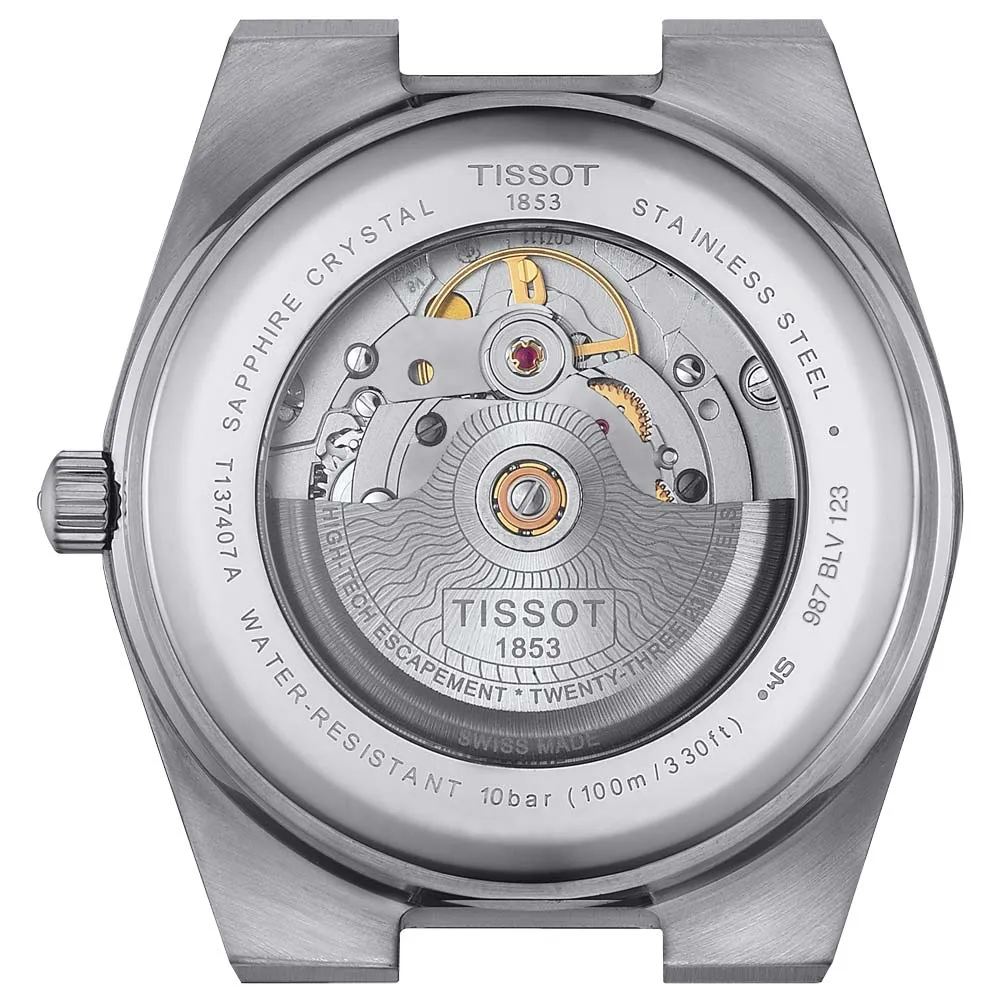 Tissot PRX Powermatic 80 Ice Blue Dial 40mm Automatic Gents Watch T1374071135100