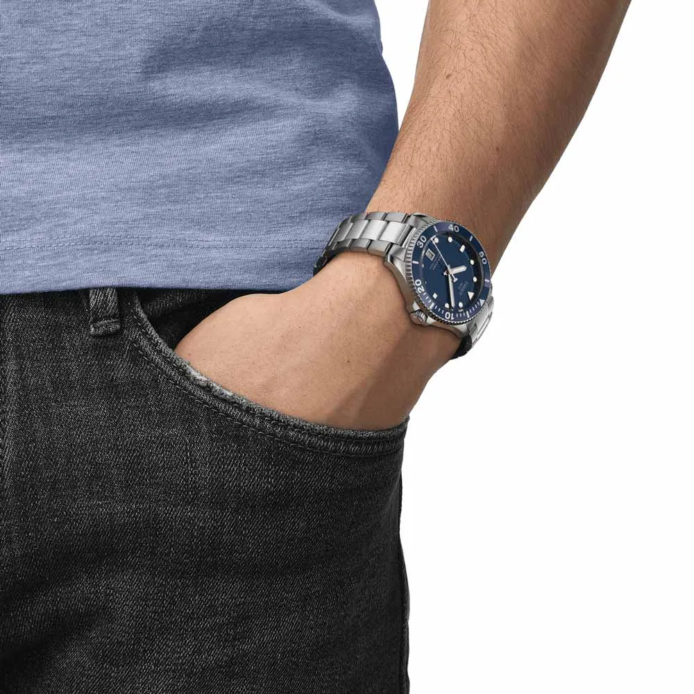 Tissot Seastar 1000 Blue Dial 40mm Quartz Gents Watch T1204101104100