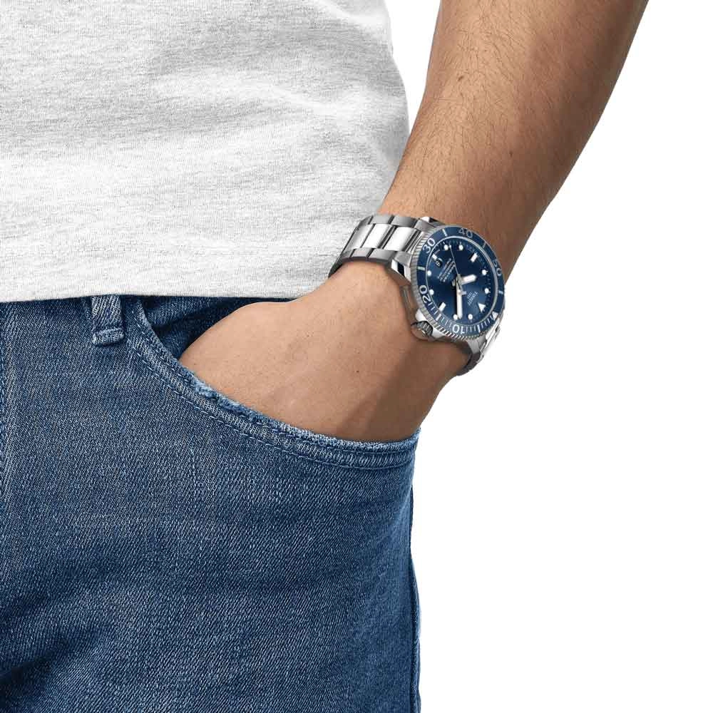 Tissot Seastar 1000 Powermatic 80 Blue Dial 43mm Automatic Gents Watch T1204071104103