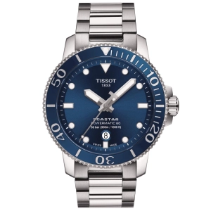 Tissot Seastar 1000 Powermatic 80 Blue Dial 43mm Automatic Gents Watch T1204071104103
