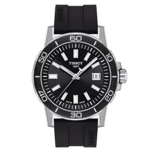 Tissot Supersport Gent 44mm Black Dial Quartz Watch T1256101705100