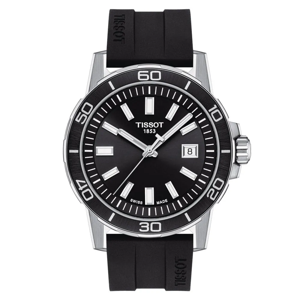 Tissot Supersport Gent 44mm Black Dial Quartz Watch T1256101705100