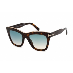 Tom Ford Women's Sunglasses - Shiny Dark Havana Plastic Cat Eye Frame | FT0685 52P