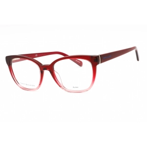 Tommy Hilfiger Women's Eyeglasses - Red Plastic Cat Eye Full Rim | TH 1840 0C9A 00