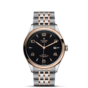 TUDOR 1926 39mm Black Dial Steel & Gold Watch M91551-0003