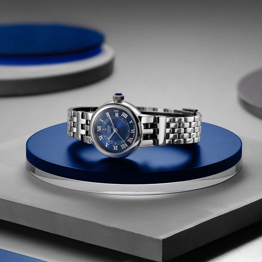 TUDOR Clair de Rose 34mm Blue Dial Ladies Watch M35800-0009