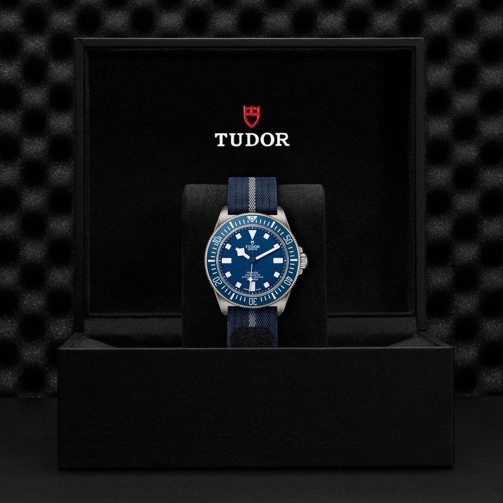 TUDOR Pelagos FXD Swiss Diving 42mm Blue Dial Titanium Gents Watch M25707B/24-0001