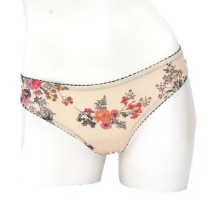 Twinset String Brief Nude/Floral Medium
