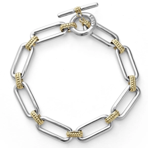Two-Tone Link Bracelet (Size M)