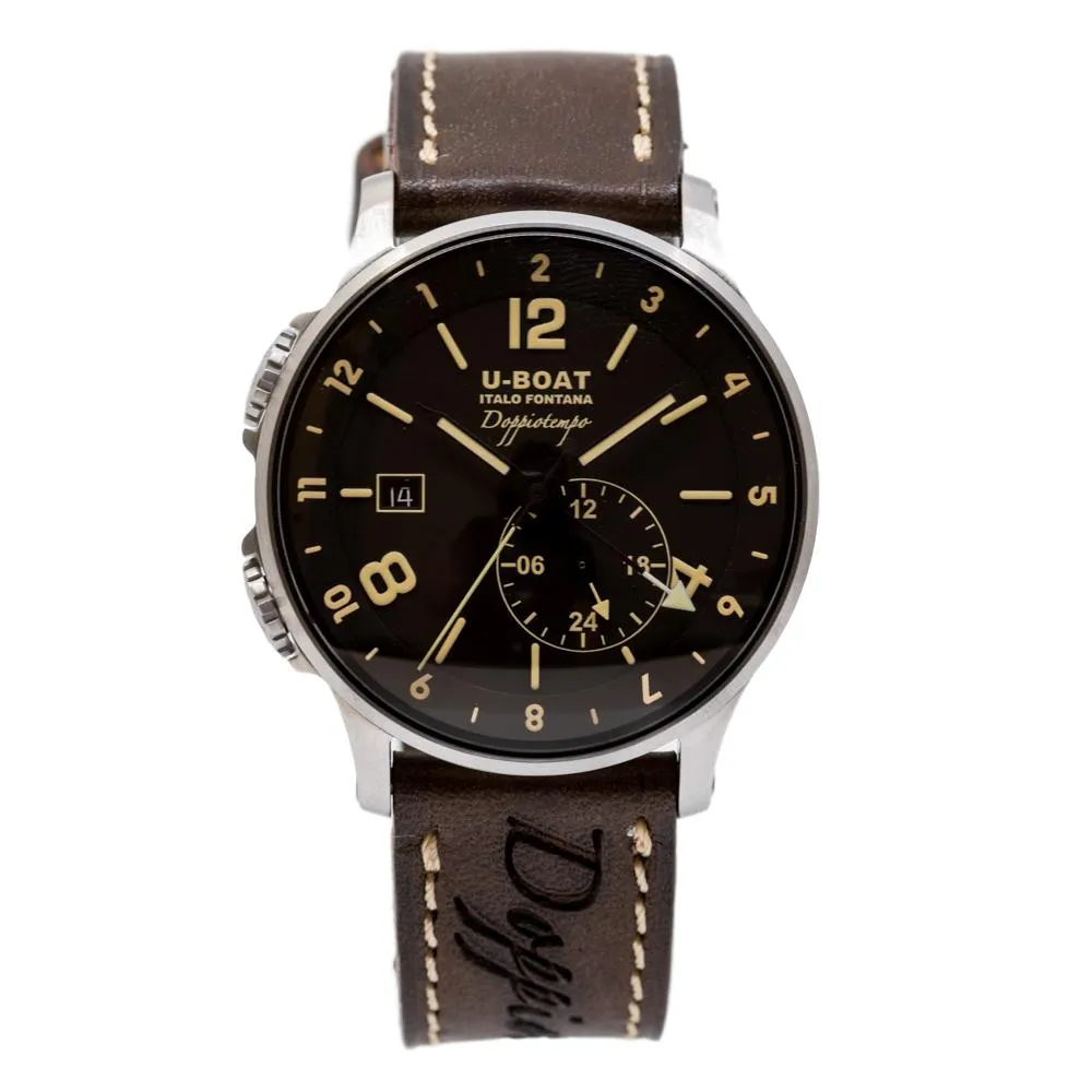 U-BOAT MEN'S 8400 1938 DOPPIOTEMPO LIMITED 200PCS WATCH