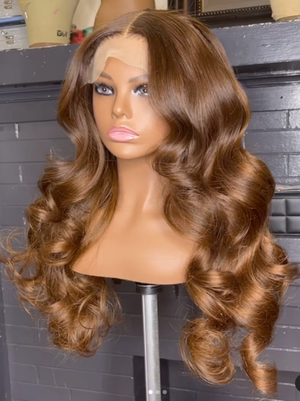 Undetectable HD Lace Body Wave 360 Lace Frontal Wigs Pre Plucked with Baby Hair NCF105