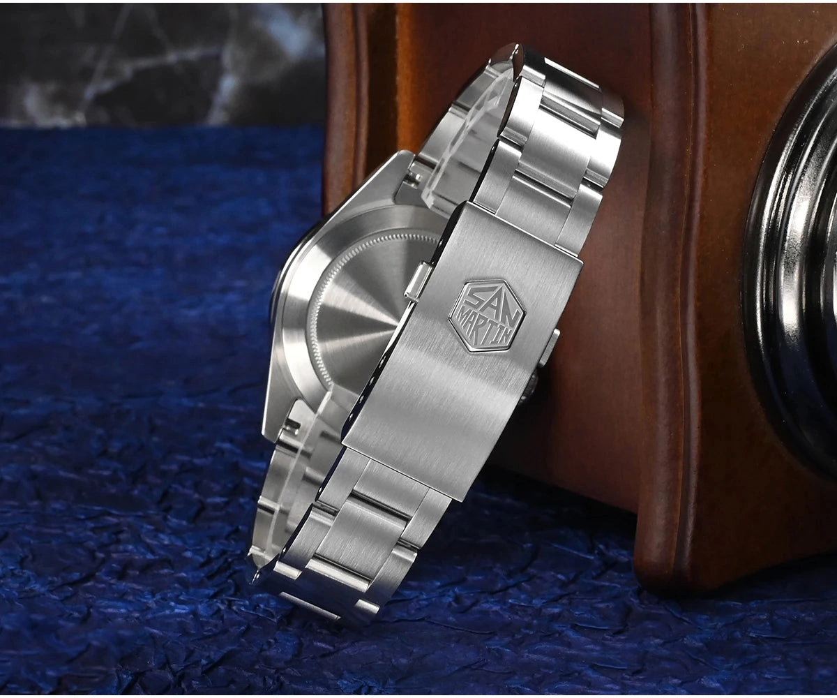 ★US Pre-Owned★San Martin 39mm BB NH34 GMT Watch SN0054-GE