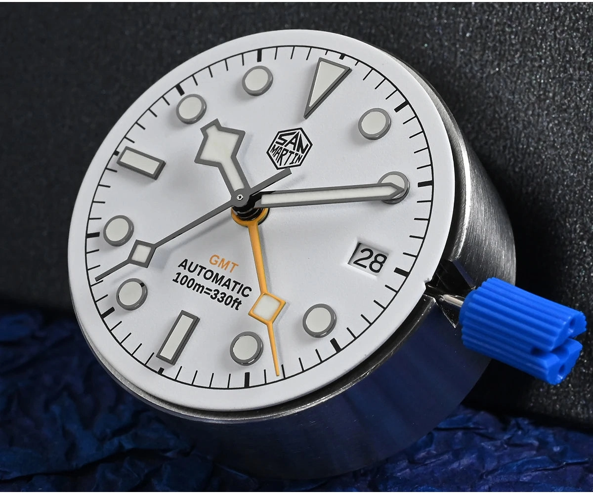 ★US Pre-Owned★San Martin 39mm BB NH34 GMT Watch SN0054-GE