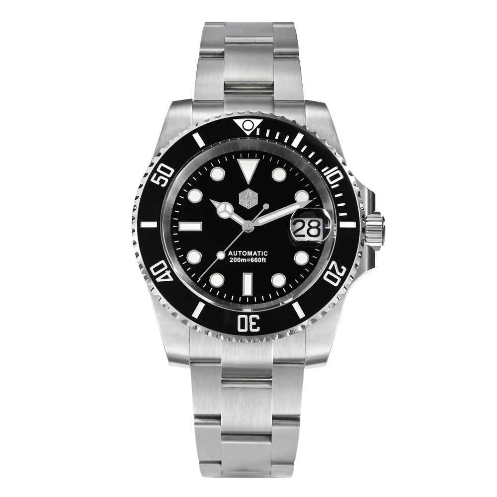 ★US Pre-Owned★San Martin 40mm Sub Diver Watch SN017GB