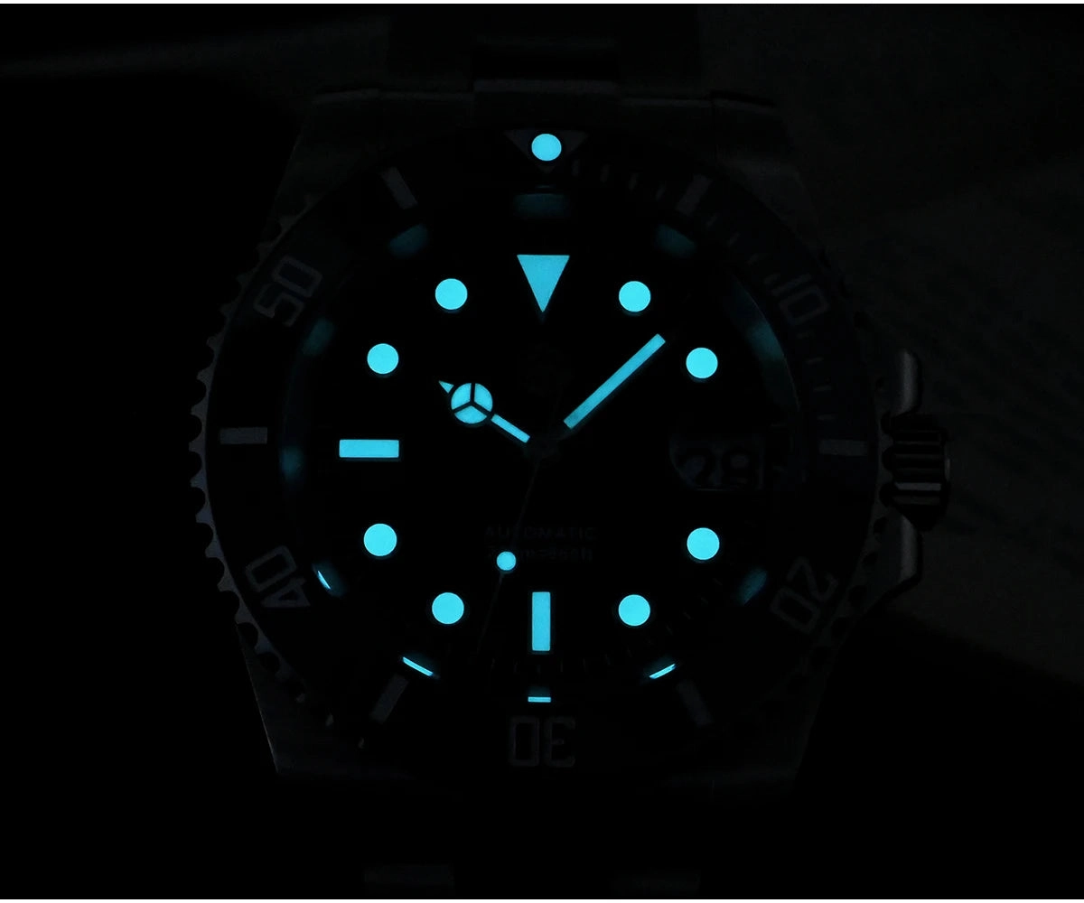 ★US Pre-Owned★San Martin 40mm Sub Diver Watch SN017GB