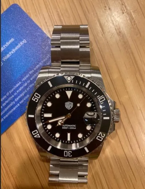 ★US Pre-Owned★Watchdives WD5512 NH35 Mechanical Sub Diver Watch