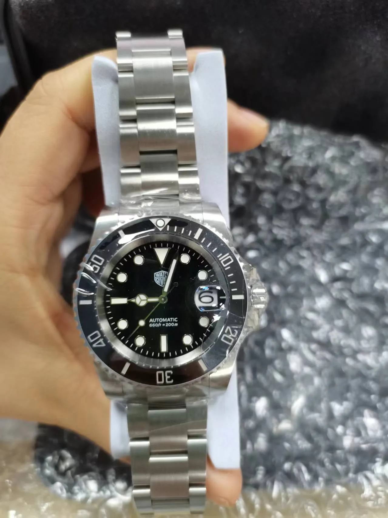 ★US Pre-Owned★Watchdives WD5512 NH35 Mechanical Sub Diver Watch