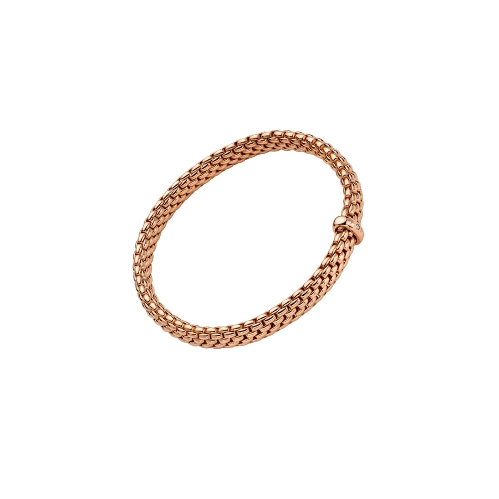 Vendome 18ct Rose Gold Diamond Flex'it Bracelet 01M02BX_BB_R_XRX